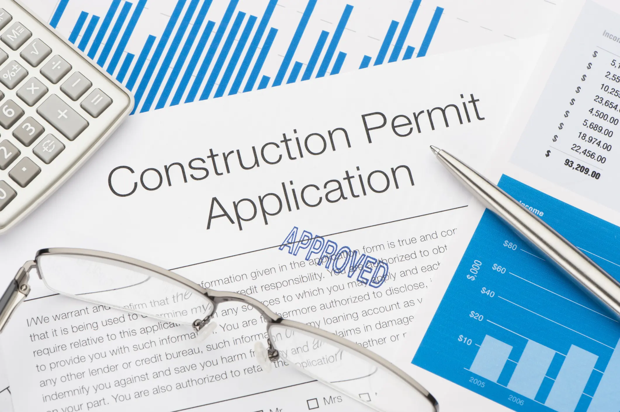 approved construction permit application